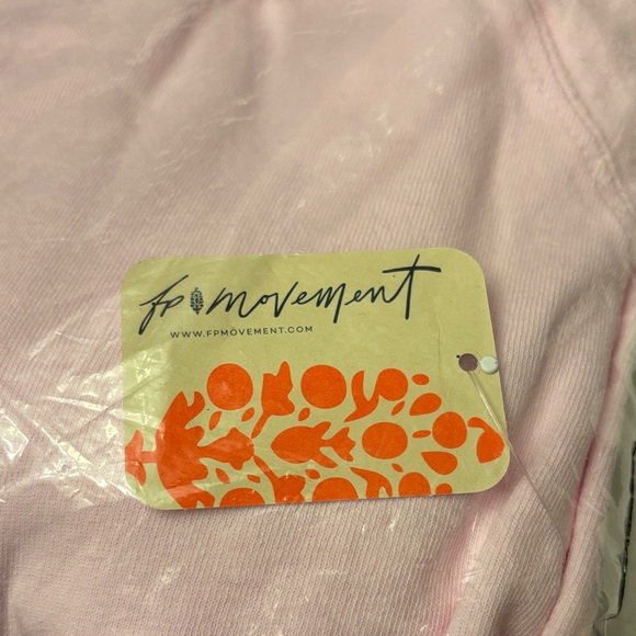 NEW! Free People Movement ICON TEE Short Sleeve Tee Powder Petal Pink MEDIUM - Picture 7 of 11